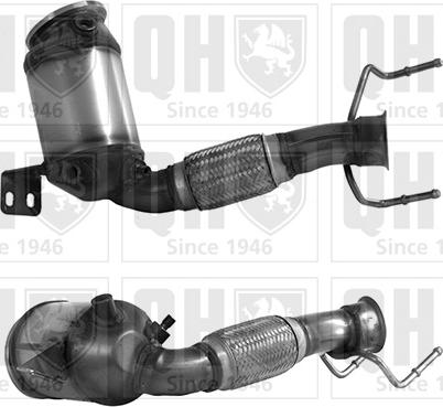 Quinton Hazell QCAT92647H - Каталізатор autocars.com.ua