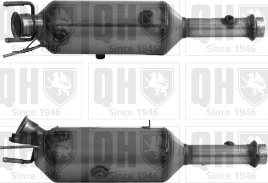 Quinton Hazell QDPF11003HP - Сажевый / частичный фильтр, система выхлопа ОГ autodnr.net