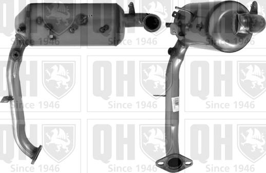 Quinton Hazell QDPF11005H - Сажевый / частичный фильтр, система выхлопа ОГ avtokuzovplus.com.ua
