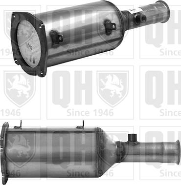Quinton Hazell QDPF11010 - сажі / частковий фільтр, система вихлопу ОГ autocars.com.ua