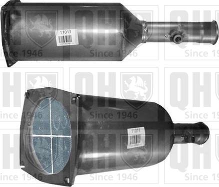 Quinton Hazell QDPF11011P - сажі / частковий фільтр, система вихлопу ОГ autocars.com.ua