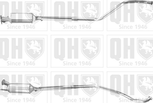 Quinton Hazell QDPF11014 - сажі / частковий фільтр, система вихлопу ОГ autocars.com.ua