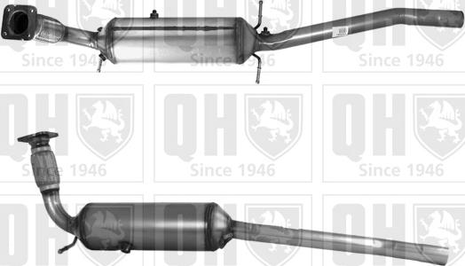 Quinton Hazell QDPF11045HP - сажі / частковий фільтр, система вихлопу ОГ autocars.com.ua