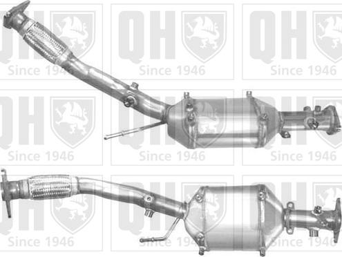 Quinton Hazell QDPF11059P - сажі / частковий фільтр, система вихлопу ОГ autocars.com.ua