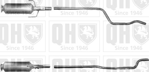 Quinton Hazell QDPF11062 - сажі / частковий фільтр, система вихлопу ОГ autocars.com.ua