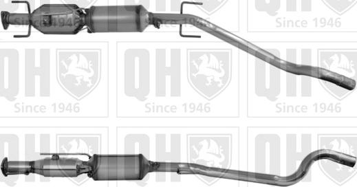 Quinton Hazell QDPF11076H - сажі / частковий фільтр, система вихлопу ОГ autocars.com.ua