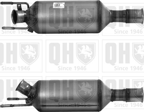Quinton Hazell QDPF11081P - Сажевый / частичный фильтр, система выхлопа ОГ avtokuzovplus.com.ua