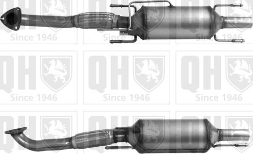 Quinton Hazell QDPF11097H - сажі / частковий фільтр, система вихлопу ОГ autocars.com.ua