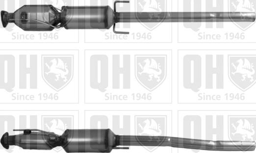 Quinton Hazell QDPF11102H - сажі / частковий фільтр, система вихлопу ОГ autocars.com.ua