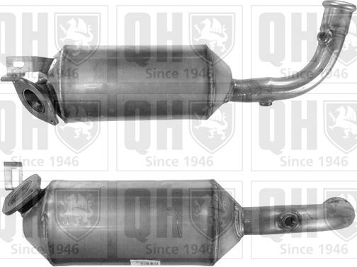 Quinton Hazell QDPF11108P - сажі / частковий фільтр, система вихлопу ОГ autocars.com.ua