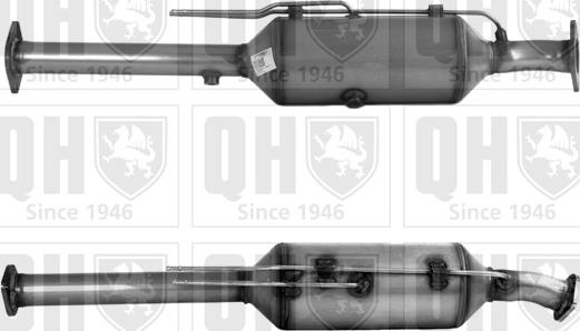 Quinton Hazell QDPF11156H - Сажевый / частичный фильтр, система выхлопа ОГ avtokuzovplus.com.ua