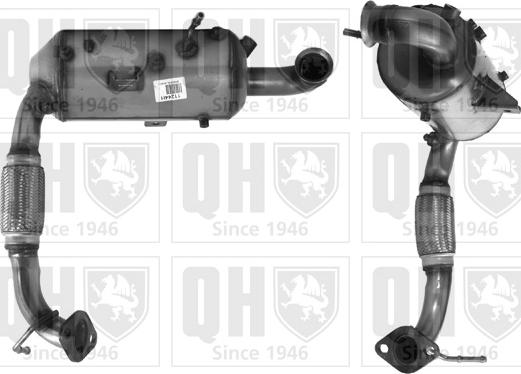 Quinton Hazell QDPF11244H - сажі / частковий фільтр, система вихлопу ОГ autocars.com.ua