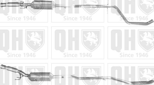 Quinton Hazell QDPF11277H - сажі / частковий фільтр, система вихлопу ОГ autocars.com.ua