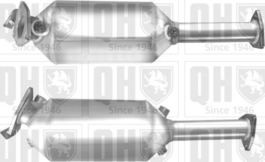 Quinton Hazell QDPF11411 - сажі / частковий фільтр, система вихлопу ОГ autocars.com.ua