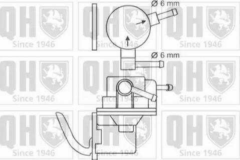 Quinton Hazell QFP156 - Топливный насос avtokuzovplus.com.ua