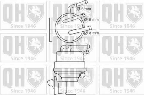 Quinton Hazell QFP257 - Топливный насос avtokuzovplus.com.ua