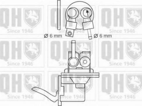 Quinton Hazell QFP63 - Топливный насос autodnr.net