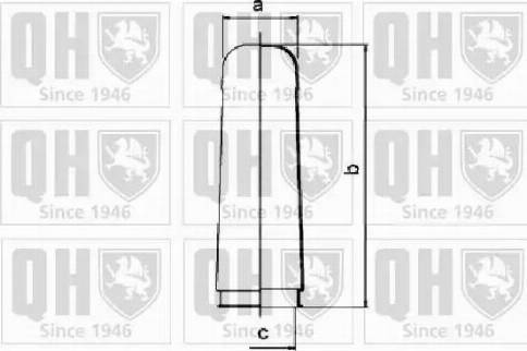 Quinton Hazell QG1081 - Пыльник, рулевое управление avtokuzovplus.com.ua