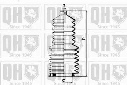 Quinton Hazell QG1094 - Пильник, рульове управління autocars.com.ua