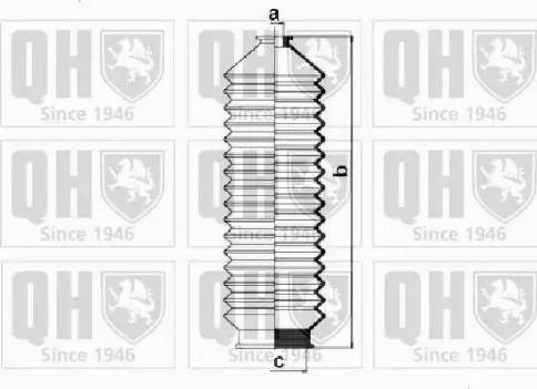 Quinton Hazell QG1157 - Комплект пыльника, рулевое управление avtokuzovplus.com.ua