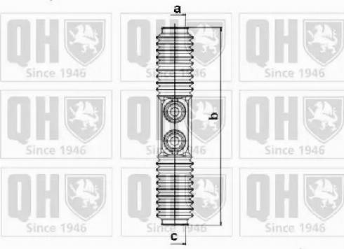 Quinton Hazell QG1184 - Комплект пыльника, рулевое управление autodnr.net