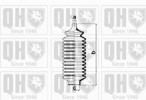 Quinton Hazell QG1370 - Комплект пилника, рульове управління autocars.com.ua