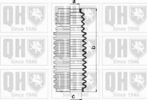 Quinton Hazell QG1380 - Комплект пилника, рульове управління autocars.com.ua