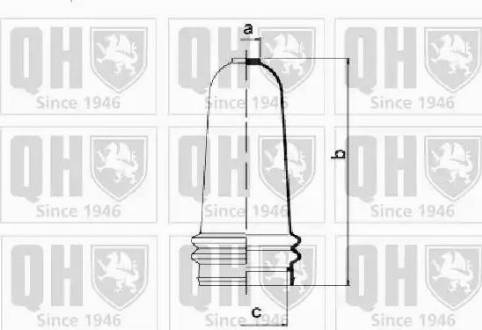 Quinton Hazell QG1412 - Комплект пилника, рульове управління autocars.com.ua