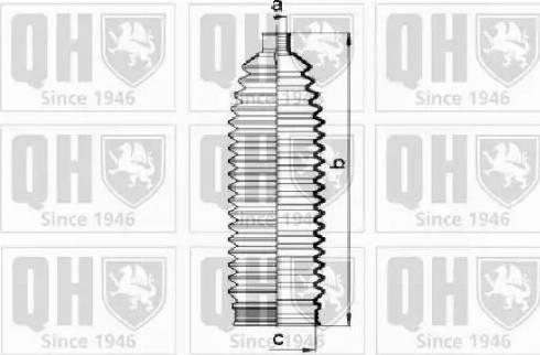 Quinton Hazell QG1443 - Комплект пилника, рульове управління autocars.com.ua