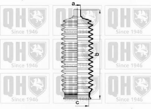 Quinton Hazell QG1450 - Комплект пилника, рульове управління autocars.com.ua