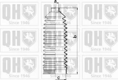 Quinton Hazell QG1489 - Комплект пилника, рульове управління autocars.com.ua