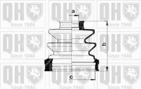 Quinton Hazell QJB1018 - Пыльник, приводной вал avtokuzovplus.com.ua