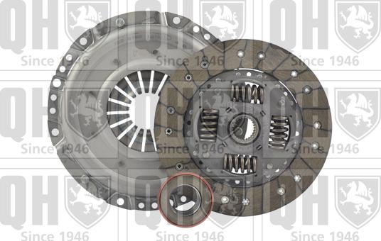 Quinton Hazell QKT1299AF - Комплект зчеплення autocars.com.ua