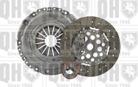 Quinton Hazell QKT2341AF - Комплект зчеплення autocars.com.ua