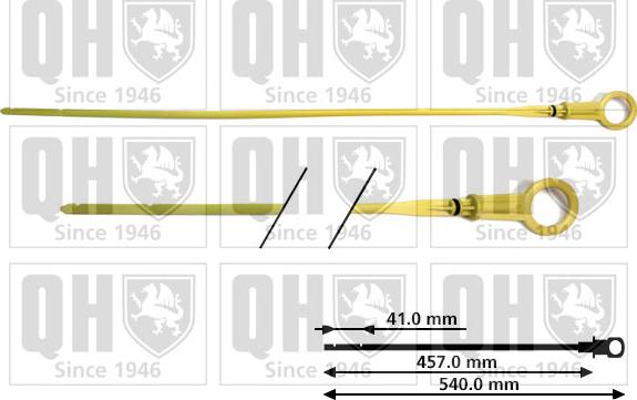 Quinton Hazell QOD136 - Покажчик рівня масла autocars.com.ua
