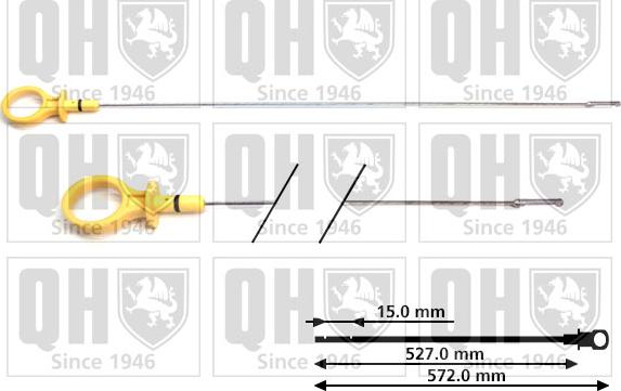 Quinton Hazell QOD141 - Покажчик рівня масла autocars.com.ua