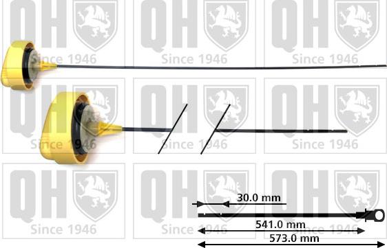 Quinton Hazell QOD146 - Указатель уровня масла avtokuzovplus.com.ua