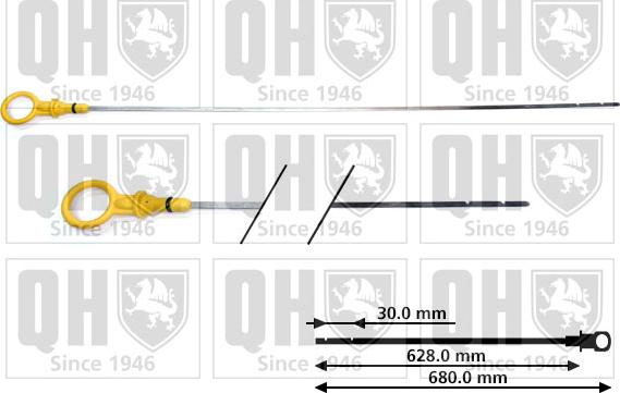 Quinton Hazell QOD153 - Покажчик рівня масла autocars.com.ua