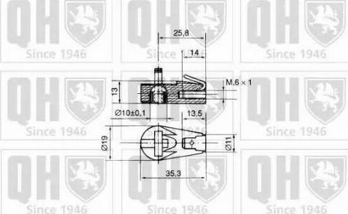 Quinton Hazell QTS128021 - Газова пружина, кришка багажник autocars.com.ua