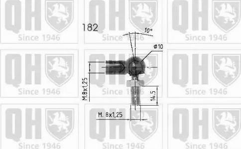 Quinton Hazell QTS840198 - Газова пружина, кришка багажник autocars.com.ua