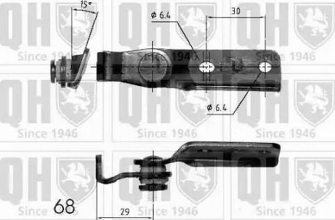 Quinton Hazell QTS840201 - Газовая пружина, упор avtokuzovplus.com.ua