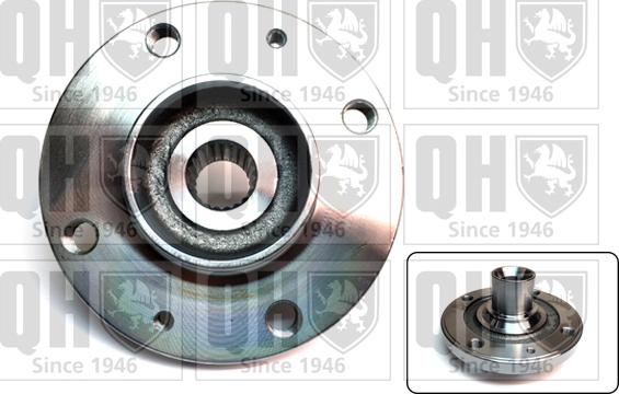 Quinton Hazell QWH161 - Ступица колеса, поворотный кулак autodnr.net