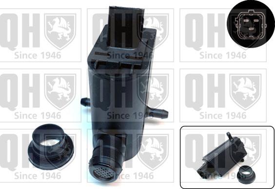 Quinton Hazell QWP087 - Водяний насос, система очищення вікон autocars.com.ua