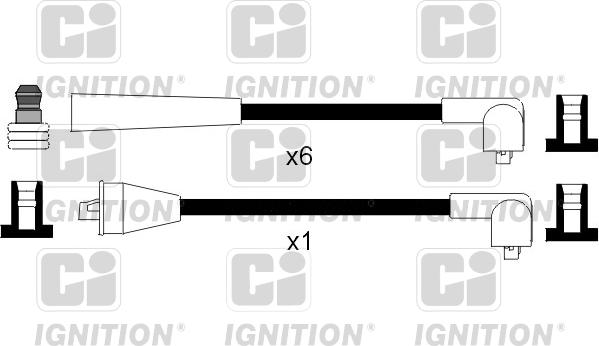 Quinton Hazell XC1001 - Комплект проводів запалювання autocars.com.ua