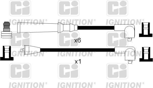 Quinton Hazell XC1014 - Комплект проводів запалювання autocars.com.ua