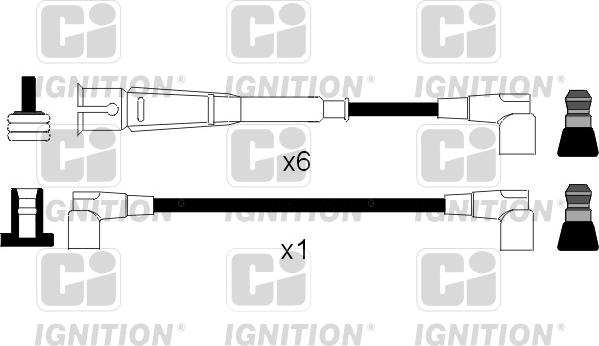 Quinton Hazell XC1019 - Комплект проводів запалювання autocars.com.ua