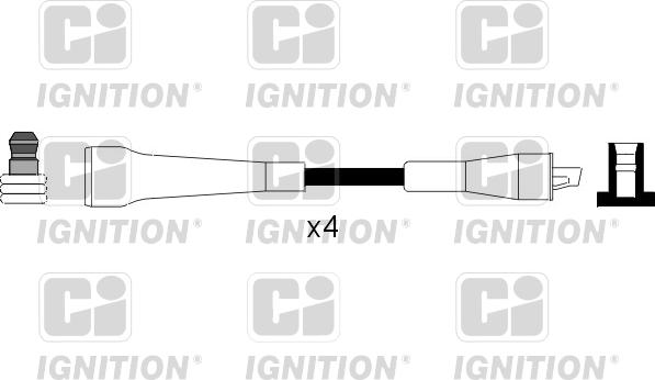 Quinton Hazell XC1020 - Комплект проводів запалювання autocars.com.ua