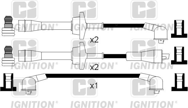 Quinton Hazell XC1029 - Комплект проводів запалювання autocars.com.ua