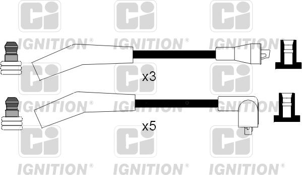 Quinton Hazell XC1031 - Комплект проводів запалювання autocars.com.ua