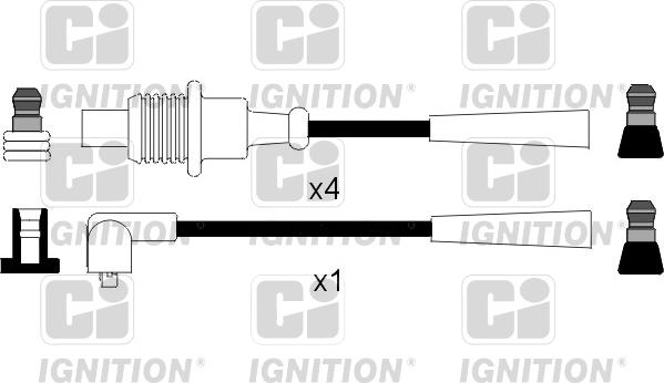 Quinton Hazell XC1032 - Комплект проводів запалювання autocars.com.ua